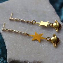 Load image into Gallery viewer, Stellar Planets Dangle Earrings