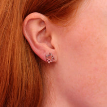 Load image into Gallery viewer, Tiny Batman Stainless Steel Studs