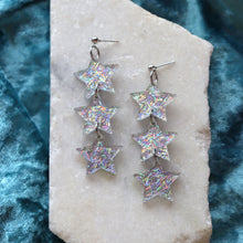 Load image into Gallery viewer, Cascading Forever Stars Earrings