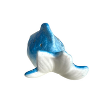 Load image into Gallery viewer, Ceramic Goldfish Ocarina Ocean Light Blue