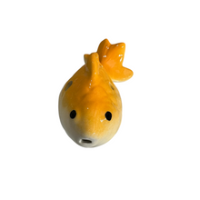 Load image into Gallery viewer, Ceramic Goldfish Ocarina Ocean Orange