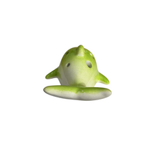 Load image into Gallery viewer, Ceramic Dolphin Ocarina Lime Green