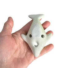 Load image into Gallery viewer, Ceramic Dolphin Ocarina Pink