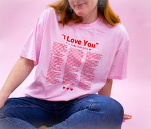 Load image into Gallery viewer, "I Love You" in Taylor Swift Lyrics Shirt