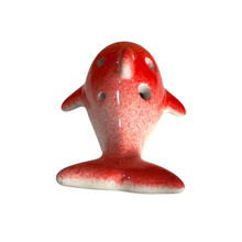 Load image into Gallery viewer, Ceramic Dolphin Ocarina Red