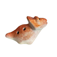 Load image into Gallery viewer, Ceramic Dinosaur Ocarina Orange