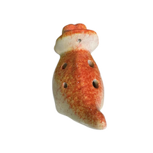 Load image into Gallery viewer, Ceramic Dinosaur Ocarina Orange