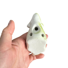 Load image into Gallery viewer, Ceramic Dinosaur Ocarina Green