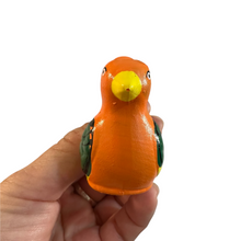 Load image into Gallery viewer, Clay Water Whistle Bird (Orange crest)