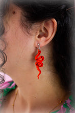 Load image into Gallery viewer, You'll All Get Yours - Mirrored Snake Earrings