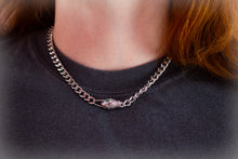 Load image into Gallery viewer, Titanium Endgame Snake Choker Necklace