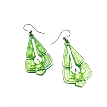 Load image into Gallery viewer, Kelly Glow Triad Earrings