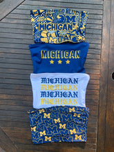 Load image into Gallery viewer, University of Michigan Bold Stars Tube Top