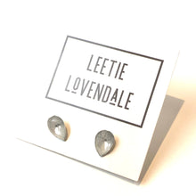 Load image into Gallery viewer, Teeny Opal Teardrop Shine-On Stud Earrings