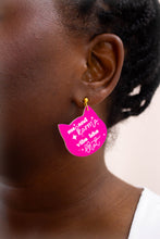 Load image into Gallery viewer, "Me and Karma Vibe Like That" Taylor Swift Cat Earrings