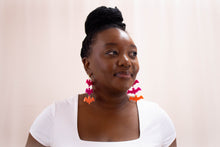 Load image into Gallery viewer, Sunset Bat Colony Earrings