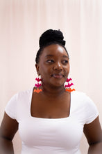 Load image into Gallery viewer, Sunset Bat Colony Earrings