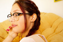 Load image into Gallery viewer, Tiny Moon and Star Stud Earrings