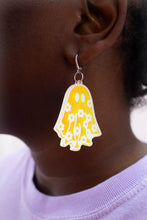 Load image into Gallery viewer, Phantom Petals Iridescent Ghost Earrings