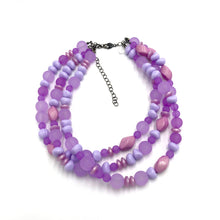 Load image into Gallery viewer, Mixed Lilacs Morgan Necklace
