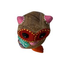 Load image into Gallery viewer, Pink-Nosed Owl with Red Eyes