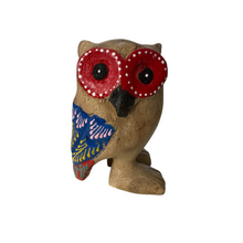Load image into Gallery viewer, Red-Eyed Owl with Blue Wings