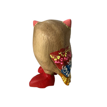 Load image into Gallery viewer, Yellow-Spotted Owl with Red Boots