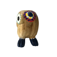 Load image into Gallery viewer, White-Eyed Owl with Orange Eyes