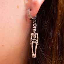 Load image into Gallery viewer, Cutesy Skeleton Charm Earrings