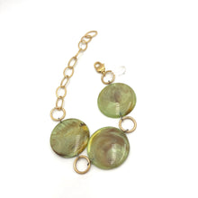 Load image into Gallery viewer, Celery Marbled Stations Bracelet
