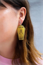 Load image into Gallery viewer, "Dead Inside" Tombstone Earrings