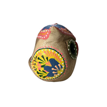 Load image into Gallery viewer, Hand-Painted Wooden Owl Figurine - Pink &amp; Green Vibrant Design