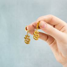 Load image into Gallery viewer, Fighting Dragons With You - Titanium Charm Earrings
