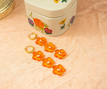 Load image into Gallery viewer, Summer Flower Acrylic Dangle Earrings