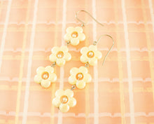 Load image into Gallery viewer, Summer Flower Acrylic Dangle Earrings