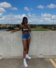Load image into Gallery viewer, UCF Black Multiway Bandeau Top