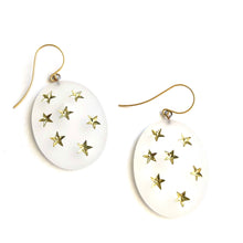 Load image into Gallery viewer, Starry Night Frosted Drop Earrings