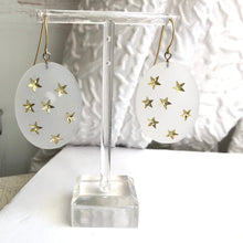 Load image into Gallery viewer, Starry Night Frosted Drop Earrings
