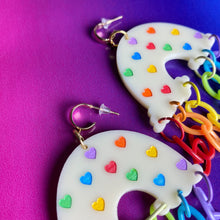 Load image into Gallery viewer, Colorful Rainbow Chain Earrings