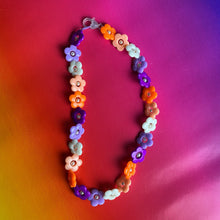 Load image into Gallery viewer, Sunset Flower Necklace