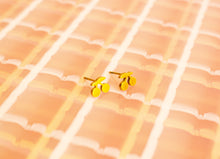 Load image into Gallery viewer, Tiny Cherry Stud Earrings