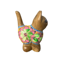 Load image into Gallery viewer, Brown with Multicolor Floral – Sunset Petals Cat