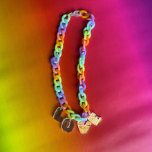 Load image into Gallery viewer, Pastel Rainbow "LOVE" Necklace
