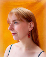 Load image into Gallery viewer, Glass Beaded Colorful Octopus Earrings-2-in-1 pair