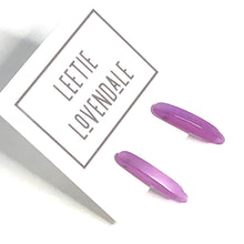 Load image into Gallery viewer, Light Orchid Moonglow Dagger Stud Earrings