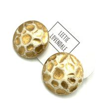 Load image into Gallery viewer, Shabby Moon Rock Retro Earrings