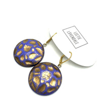 Load image into Gallery viewer, Shabby Moon Rock Retro Earrings