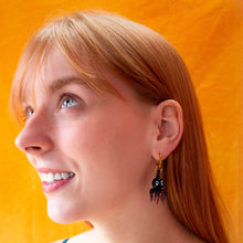 Load image into Gallery viewer, Glass Beaded Colorful Octopus Earrings-2-in-1 pair