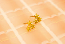 Load image into Gallery viewer, 3 Tiny Flower Studs