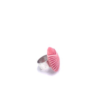 Load image into Gallery viewer, Dusty Rose Deco Oval Cocktail Ring